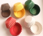 Round Color Paper Cake Cup
