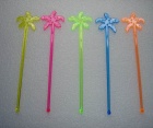 Coconut Tree Shaped Plastic Stirrer