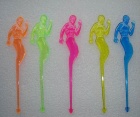 Man Shaped Plastic Stirrer