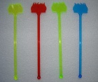 Torch Shaped Plastic Stirrer