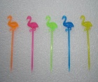 Crane Shaped Plastic Cocktail Stick