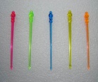 Needle Shaped Plastic Cocktail Stick