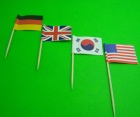 National Flag Wooden Cocktail Pick