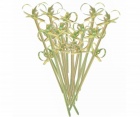 Double Flower Bamboo Skewer Stick