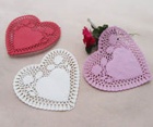 Heart Color Paper Doily