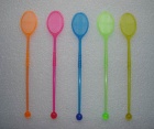 Racket Shaped Plastic Stirrer