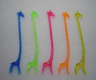 Giraffe Shaped Plastic Stirrer