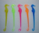 Sea Horse Shaped Plastic Stirrer