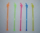 Music Notes Shaped Plastic Stirrer