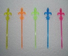Spear Shaped Plastic Cocktail Stick